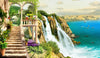 Old House with Columns Wallpaper, Cliff of the Mountain Mural, Oversized Custom Size Wall Art, Non - Woven, Non - Adhesive, Modern Wall Paper, Removable - Adawall Wallpaper - Registered Trade Accounts Only, Wallpaper Wholesale Account - W77818 - Adawall Wholesale - Wallpaper Wholesaler