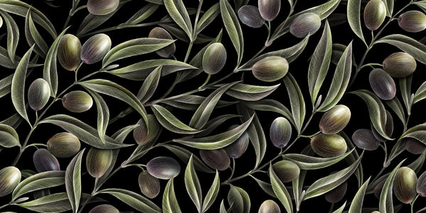 Olive Branches Wallpaper, Seamless Pattern Mural, Oversized Custom Size Wall Art, Non - Woven, Non - Adhesive, Modern Wall Paper, Removable - Adawall Wallpaper - Registered Trade Accounts Only, Wallpaper Wholesale Account - W78225 - Adawall Wholesale - Wallpaper Wholesaler