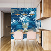 Oriental Sea Wallpaper, Seamless Pattern Mural, Oversized Custom Size Wall Art, Non - Woven, Non - Adhesive, Modern Wall Paper, Removable - Adawall Wallpaper - Registered Trade Accounts Only, Wallpaper Wholesale Account - W77697 - Adawall Wholesale - Wallpaper Wholesaler