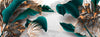 Palm Leaves Wallpaper, Gold, Marble Mural, Oversized Custom Size Wall Art, Non - Woven, Non - Adhesive, Modern Wall Paper, Removable - Adawall Wallpaper - Registered Trade Accounts Only, Wallpaper Wholesale Account - W77750 - Adawall Wholesale - Wallpaper Wholesaler