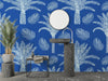 Palm Trees and Leaves Wallpaper, Seamless Pattern Mural, Oversized Custom Size Wall Art, Non - Woven, Non - Adhesive, Modern Wall Paper, Removable - Adawall Wallpaper - Registered Trade Accounts Only, Wallpaper Wholesale Account - W77498 - Adawall Wholesale - Wallpaper Wholesaler