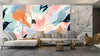 Pastel Abstract Summer Wallpaper, Seamless Pattern Mural, Oversized Custom Size Wall Art, Non - Woven, Non - Adhesive, Modern Wall Paper, Removable - Adawall Wallpaper - Registered Trade Accounts Only, Wallpaper Wholesale Account - W78207 - Adawall Wholesale - Wallpaper Wholesaler