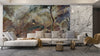 Peacock Wallpaper, Vintage Drawing Mural, Oversized Custom Size Wall Art, Non - Woven, Non - Adhesive, Modern Wall Paper, Removable - Adawall Wallpaper - Registered Trade Accounts Only, Wallpaper Wholesale Account - W77509 - Adawall Wholesale - Wallpaper Wholesaler