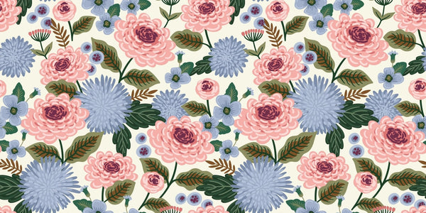 Pink and Blue Floral Wallpaper, Seamless Pattern Mural, Oversized Custom Size Wall Art, Non - Woven, Non - Adhesive, Modern Wall Paper, Removable - Adawall Wallpaper - Registered Trade Accounts Only, Wallpaper Wholesale Account - W78037 - Adawall Wholesale - Wallpaper Wholesaler