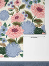 Pink and Blue Floral Wallpaper, Seamless Pattern Mural, Oversized Custom Size Wall Art, Non - Woven, Non - Adhesive, Modern Wall Paper, Removable - Adawall Wallpaper - Registered Trade Accounts Only, Wallpaper Wholesale Account - W78037 - Adawall Wholesale - Wallpaper Wholesaler
