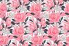 Pink Flowers Wallpaper, Seamless Pattern Mural, Oversized Custom Size Wall Art, Non - Woven, Non - Adhesive, Modern Wall Paper, Removable - Adawall Wallpaper - Registered Trade Accounts Only, Wallpaper Wholesale Account - W78016 - Adawall Wholesale - Wallpaper Wholesaler