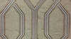 Geometric Wallpaper, 3D Embossed Modern Flocked Wallcovering, Beige, Silver Fabric Touch Contemporary Washable, Extra Large 177 sq ft Roll