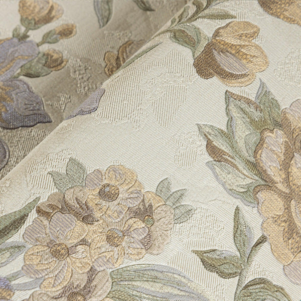 Purple Charming Floral Deep Embossed Wallpaper, Bloom Blossom Flower Design Interior Wall Decor - Walloro High End Wallcoverings & More