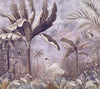 Purple Modern Luxury Tropical Wallpaper, Swan, Non - Woven Custom Wall Mural, Non - Adhesive, Washable, Decorative, Removable, Home Decor Wall Art - Adawall Wallpaper - Registered Trade Accounts Only, Wallpaper Wholesale Account - A302-2 - Adawall Wholesale - Wallpaper Wholesaler