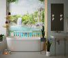 Realistic Waterfall Wallpaper, Architecture Mural, Oversized Custom Size Wall Art, Non - Woven, Non - Adhesive, Modern Wall Paper, Removable - Adawall Wallpaper - Registered Trade Accounts Only, Wallpaper Wholesale Account - W77992 - Adawall Wholesale - Wallpaper Wholesaler
