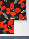 Red Floral, Kittens Wallpaper, Seamless Pattern Mural, Oversized Custom Size Wall Art, Non - Woven, Non - Adhesive, Modern Wall Paper, Removable - Adawall Wallpaper - Registered Trade Accounts Only, Wallpaper Wholesale Account - W77875 - Adawall Wholesale - Wallpaper Wholesaler