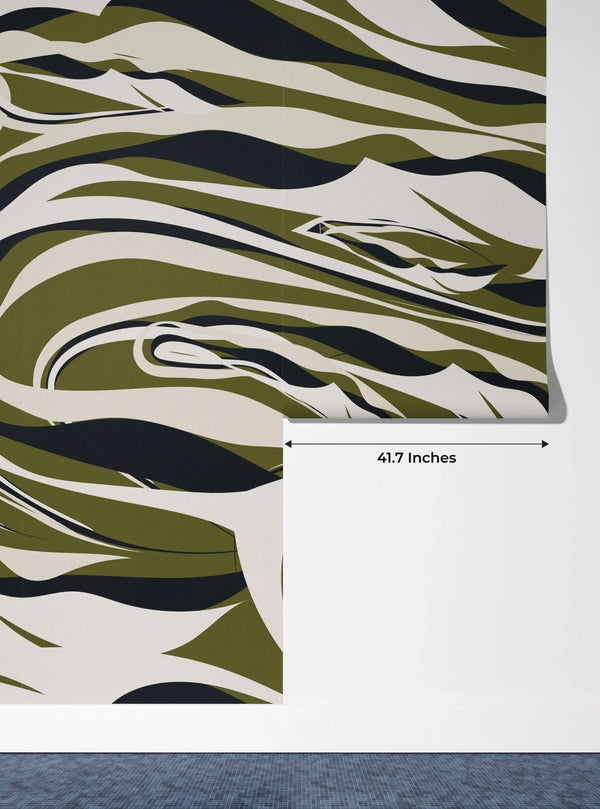 Retro Striped Wallpaper, Seamless Pattern Mural, Oversized Custom Size Wall Art, Non - Woven, Non - Adhesive, Modern Wall Paper, Removable - Adawall Wallpaper - Registered Trade Accounts Only, Wallpaper Wholesale Account - W78173 - Adawall Wholesale - Wallpaper Wholesaler