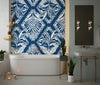 Retro Tropical Style Wallpaper, Seamless Pattern Mural, Oversized Custom Size Wall Art, Non - Woven, Non - Adhesive, Modern Wall Paper, Removable - Adawall Wallpaper - Registered Trade Accounts Only, Wallpaper Wholesale Account - W78068 - Adawall Wholesale - Wallpaper Wholesaler