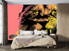 Roaring Lion Wallpaper, Colorful Mural, Oversized Custom Size Wall Art, Non - Woven, Non - Adhesive, Modern Wall Paper, Removable - Adawall Wallpaper - Registered Trade Accounts Only, Wallpaper Wholesale Account - W78100 - Adawall Wholesale - Wallpaper Wholesaler