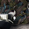 Royal Birds Wallpaper, Tropical Seamless Background Mural, Oversized Custom Size Wall Art, Non - Woven, Non - Adhesive, Modern Wall Paper, Removable - Adawall Wallpaper - Registered Trade Accounts Only, Wallpaper Wholesale Account - W77492 - Adawall Wholesale - Wallpaper Wholesaler