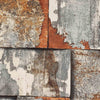 Rusted Metallic Stone Wallpaper, Realistic 3D Embossed Wall Decor, Industrial Aesthetic Wallcovering - Walloro High End Wallcoverings & More