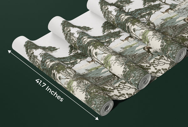 Safari Panaroma Wallpaper, Seamless Wildlife Mural, Oversized Custom Size Wall Art, Non - Woven, Non - Adhesive, Modern Wall Paper, Removable - Adawall Wallpaper - Registered Trade Accounts Only, Wallpaper Wholesale Account - W77565 - Adawall Wholesale - Wallpaper Wholesaler
