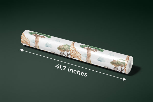 Savannah Watercolor Wallpaper, Seamless Pattern Mural, Oversized Custom Size Wall Art, Non - Woven, Non - Adhesive, Modern Wall Paper, Removable - Adawall Wallpaper - Registered Trade Accounts Only, Wallpaper Wholesale Account - W77954 - Adawall Wholesale - Wallpaper Wholesaler
