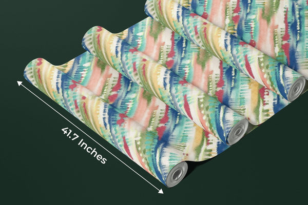 Shibori Tie Dye Wallpaper, Seamless Mural, Oversized Custom Size Wall Art, Non - Woven, Non - Adhesive, Modern Wall Paper, Removable - Adawall Wallpaper - Registered Trade Accounts Only, Wallpaper Wholesale Account - W77882 - Adawall Wholesale - Wallpaper Wholesaler