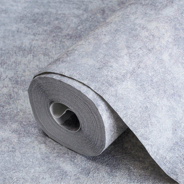 Silver Distressed Rustic 3D Embossed Wallpaper, Metallic Rich Textured Industrial Wallcovering - Adawall Wallpaper - Registered Trade Accounts Only, Wallpaper Wholesale Account - 7817-2 - Adawall Wholesale - Wallpaper Wholesaler
