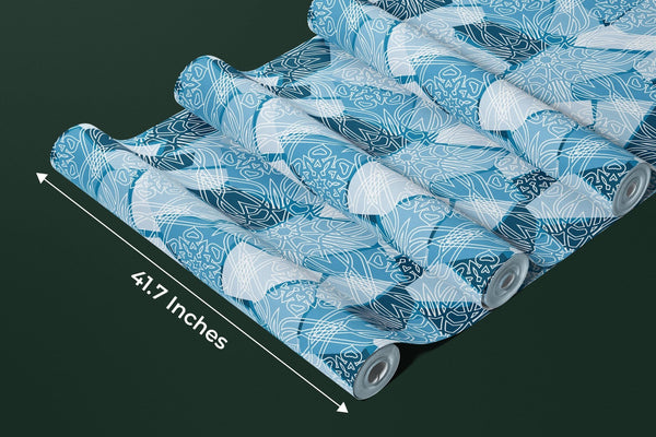 Snowflakes, Ice Colors Wallpaper, Seamless Pattern Mural, Oversized Custom Size Wall Art, Non - Woven, Non - Adhesive, Modern Wall Paper, Removable - Adawall Wallpaper - Registered Trade Accounts Only, Wallpaper Wholesale Account - W78213 - Adawall Wholesale - Wallpaper Wholesaler