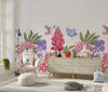 Spring Flowers Wallpaper, Seamless Pattern Mural, Oversized Custom Size Wall Art, Non - Woven, Non - Adhesive, Modern Wall Paper, Removable - Adawall Wallpaper - Registered Trade Accounts Only, Wallpaper Wholesale Account - W78014 - Adawall Wholesale - Wallpaper Wholesaler