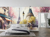 Spring in Paris Watercolor Wallpaper, Eiffel Tower Mural, Oversized Custom Size Wall Art, Non - Woven, Non - Adhesive, Modern Wall Paper, Removable - Adawall Wallpaper - Registered Trade Accounts Only, Wallpaper Wholesale Account - W77821 - Adawall Wholesale - Wallpaper Wholesaler