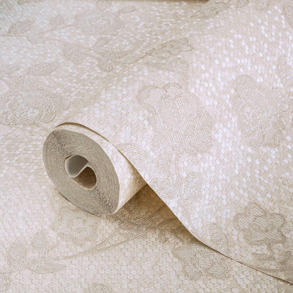 Super Durable Light Gray Flowered Embossed Wallpaper,Home Wall Decor, Aesthetic Wallpaper,Textured Wallcovering Non - Adhesive - 41.7”W X 393”H - Adawall Wallpaper - Registered Trade Accounts Only, Wallpaper Wholesale Account - 1010-2 - Adawall Wholesale - Wallpaper Wholesaler