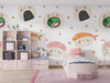 Sushi Kawaii Watercolor Food Wallpaper, Seamless Pattern Mural, Oversized Custom Size Wall Art, Non - Woven, Non - Adhesive, Modern Wall Paper, Removable - Adawall Wallpaper - Registered Trade Accounts Only, Wallpaper Wholesale Account - W77534 - Adawall Wholesale - Wallpaper Wholesaler