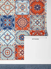 Talavera Indian Wallpaper, Seamless Pattern Mural, Oversized Custom Size Wall Art, Non - Woven, Non - Adhesive, Modern Wall Paper, Removable - Adawall Wallpaper - Registered Trade Accounts Only, Wallpaper Wholesale Account - W77677 - Adawall Wholesale - Wallpaper Wholesaler