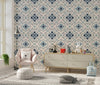 Talavera Wallpaper, Seamless Pattern Mural, Oversized Custom Size Wall Art, Non - Woven, Non - Adhesive, Modern Wall Paper, Removable - Adawall Wallpaper - Registered Trade Accounts Only, Wallpaper Wholesale Account - W77671 - Adawall Wholesale - Wallpaper Wholesaler