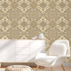 Timeless Design 3D Embossed Damask Wallpaper, Gold, Cream Luxury Velvet Feeling Wallcovering, Large 114 sq ft Roll - Adawall Wallpaper - Registered Trade Accounts Only, Wallpaper Wholesale Account - 1301-4 - Adawall Wholesale - Wallpaper Wholesaler