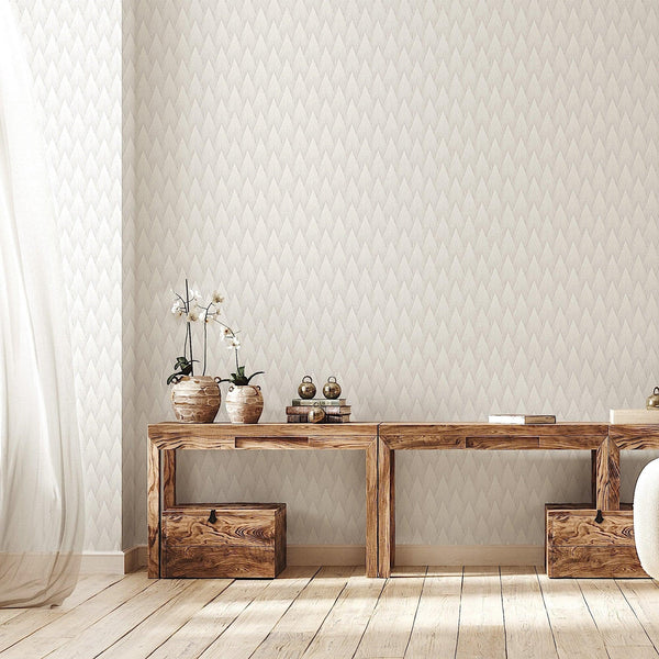 Timeless Geometric Deep Embossed Wallpaper, White 3D Rich Textured Line Art Wall Accent, Durable, Washable - Adawall Wallpaper - Registered Trade Accounts Only, Wallpaper Wholesale Account - 23202-1 - Adawall Wholesale - Wallpaper Wholesaler