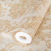 Timeless Velvet Feel Damask Embossed Wallpaper, Cream, Light Gold 3D Textured, Flocked, Washable, Luxury Wall Decoration - Adawall Wallpaper - Registered Trade Accounts Only, Wallpaper Wholesale Account - 1310-2 - Adawall Wholesale - Wallpaper Wholesaler