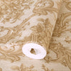 Timeless Velvet Feel Damask Embossed Wallpaper, Gold 3D Textured, Flocked, Washable, Luxury Wall Decoration - Adawall Wallpaper - Registered Trade Accounts Only, Wallpaper Wholesale Account - 1310-3 - Adawall Wholesale - Wallpaper Wholesaler