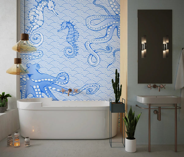 Toile de Jou Wallpaper, Seamless Pattern Mural, Oversized Custom Size Wall Art, Non - Woven, Non - Adhesive, Modern Wall Paper, Removable - Adawall Wallpaper - Registered Trade Accounts Only, Wallpaper Wholesale Account - W78095 - Adawall Wholesale - Wallpaper Wholesaler