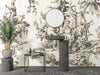 Toile de Jouy French Wallpaper, White Background Pattern Mural, Oversized Custom Size Wall Art, Non - Woven, Non - Adhesive, Modern Wall Paper, Removable - Adawall Wallpaper - Registered Trade Accounts Only, Wallpaper Wholesale Account - W77496 - Adawall Wholesale - Wallpaper Wholesaler