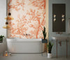 Toile de Jouy Wallpaper, Peach Fuzz Background Pattern Mural, Oversized Custom Size Wall Art, Non - Woven, Non - Adhesive, Modern Wall Paper, Removable - Adawall Wallpaper - Registered Trade Accounts Only, Wallpaper Wholesale Account - W77497 - Adawall Wholesale - Wallpaper Wholesaler
