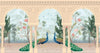 Traditional Mughal Garden Wallpaper, Peacock, Arch Mural, Oversized Custom Size Wall Art, Non - Woven, Non - Adhesive, Modern Wall Paper, Removable - Adawall Wallpaper - Registered Trade Accounts Only, Wallpaper Wholesale Account - W77713 - Adawall Wholesale - Wallpaper Wholesaler