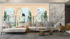 Traditional Mughal Garden Wallpaper, Peacock, Arch Mural, Oversized Custom Size Wall Art, Non - Woven, Non - Adhesive, Modern Wall Paper, Removable - Adawall Wallpaper - Registered Trade Accounts Only, Wallpaper Wholesale Account - W77713 - Adawall Wholesale - Wallpaper Wholesaler