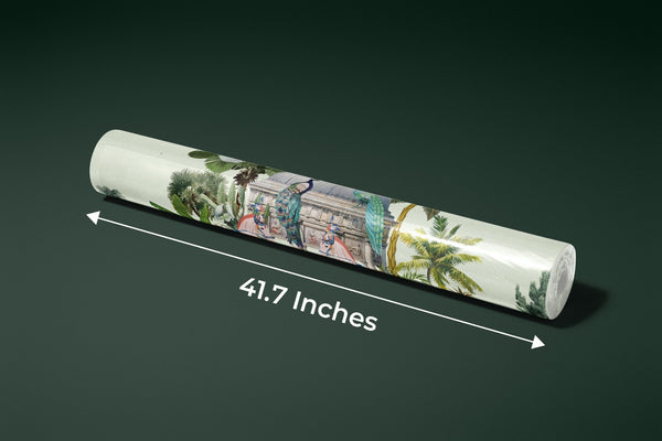 Traditional Mughal Garden Wallpaper, Peacock, Horses Mural, Oversized Custom Size Wall Art, Non - Woven, Non - Adhesive, Modern Wall Paper, Removable - Adawall Wallpaper - Registered Trade Accounts Only, Wallpaper Wholesale Account - W77720 - Adawall Wholesale - Wallpaper Wholesaler