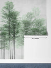 Trees Wallpaper, Foggy Forest Mural, Oversized Custom Size Wall Art, Non - Woven, Non - Adhesive, Modern Wall Paper, Removable - Adawall Wallpaper - Registered Trade Accounts Only, Wallpaper Wholesale Account - W77995 - Adawall Wholesale - Wallpaper Wholesaler