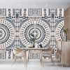 Tribal Aztec Wallpaper, Seamless Pattern Mural, Oversized Custom Size Wall Art, Non - Woven, Non - Adhesive, Modern Wall Paper, Removable - Adawall Wallpaper - Registered Trade Accounts Only, Wallpaper Wholesale Account - W77890 - Adawall Wholesale - Wallpaper Wholesaler