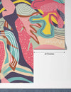 Tropical Floral Wallpaper, Abstract Mural, Oversized Custom Size Wall Art, Non - Woven, Non - Adhesive, Modern Wall Paper, Removable - Adawall Wallpaper - Registered Trade Accounts Only, Wallpaper Wholesale Account - W77593 - Adawall Wholesale - Wallpaper Wholesaler