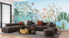 Tropical Jungle Wallpaper, Trees Mural, Oversized Custom Size Wall Art, Non - Woven, Non - Adhesive, Modern Wall Paper, Removable - Adawall Wallpaper - Registered Trade Accounts Only, Wallpaper Wholesale Account - W77706 - Adawall Wholesale - Wallpaper Wholesaler