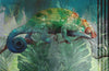 Tropical Leaves Wallpaper, Chameleon Background Mural, Oversized Custom Size Wall Art, Non - Woven, Non - Adhesive, Modern Wall Paper, Removable - Adawall Wallpaper - Registered Trade Accounts Only, Wallpaper Wholesale Account - W78141 - Adawall Wholesale - Wallpaper Wholesaler