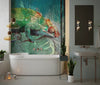 Tropical Leaves Wallpaper, Chameleon Background Mural, Oversized Custom Size Wall Art, Non - Woven, Non - Adhesive, Modern Wall Paper, Removable - Adawall Wallpaper - Registered Trade Accounts Only, Wallpaper Wholesale Account - W78141 - Adawall Wholesale - Wallpaper Wholesaler