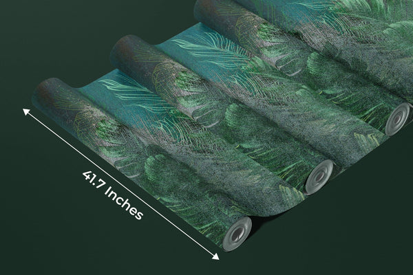 Tropical Leaves Wallpaper, Floral Background Mural, Oversized Custom Size Wall Art, Non - Woven, Non - Adhesive, Modern Wall Paper, Removable - Adawall Wallpaper - Registered Trade Accounts Only, Wallpaper Wholesale Account - W78139 - Adawall Wholesale - Wallpaper Wholesaler
