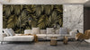Tropical Luxury Golden Palm Wallpaper, Seamless Pattern Mural, Oversized Custom Size Wall Art, Non - Woven, Non - Adhesive, Modern Wall Paper, Removable - Adawall Wallpaper - Registered Trade Accounts Only, Wallpaper Wholesale Account - W77596 - Adawall Wholesale - Wallpaper Wholesaler