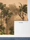 Tropical Palm Trees Wallpaper, Foggy Forest Mural, Oversized Custom Size Wall Art, Non - Woven, Non - Adhesive, Modern Wall Paper, Removable - Adawall Wallpaper - Registered Trade Accounts Only, Wallpaper Wholesale Account - W78150 - Adawall Wholesale - Wallpaper Wholesaler